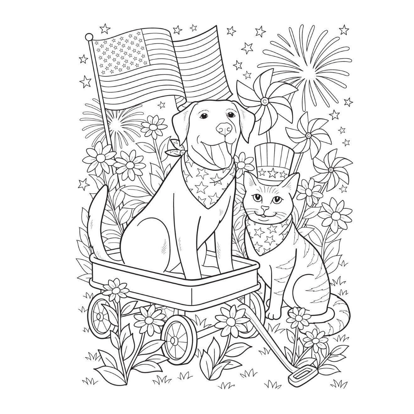 Americana: A Coloring Book