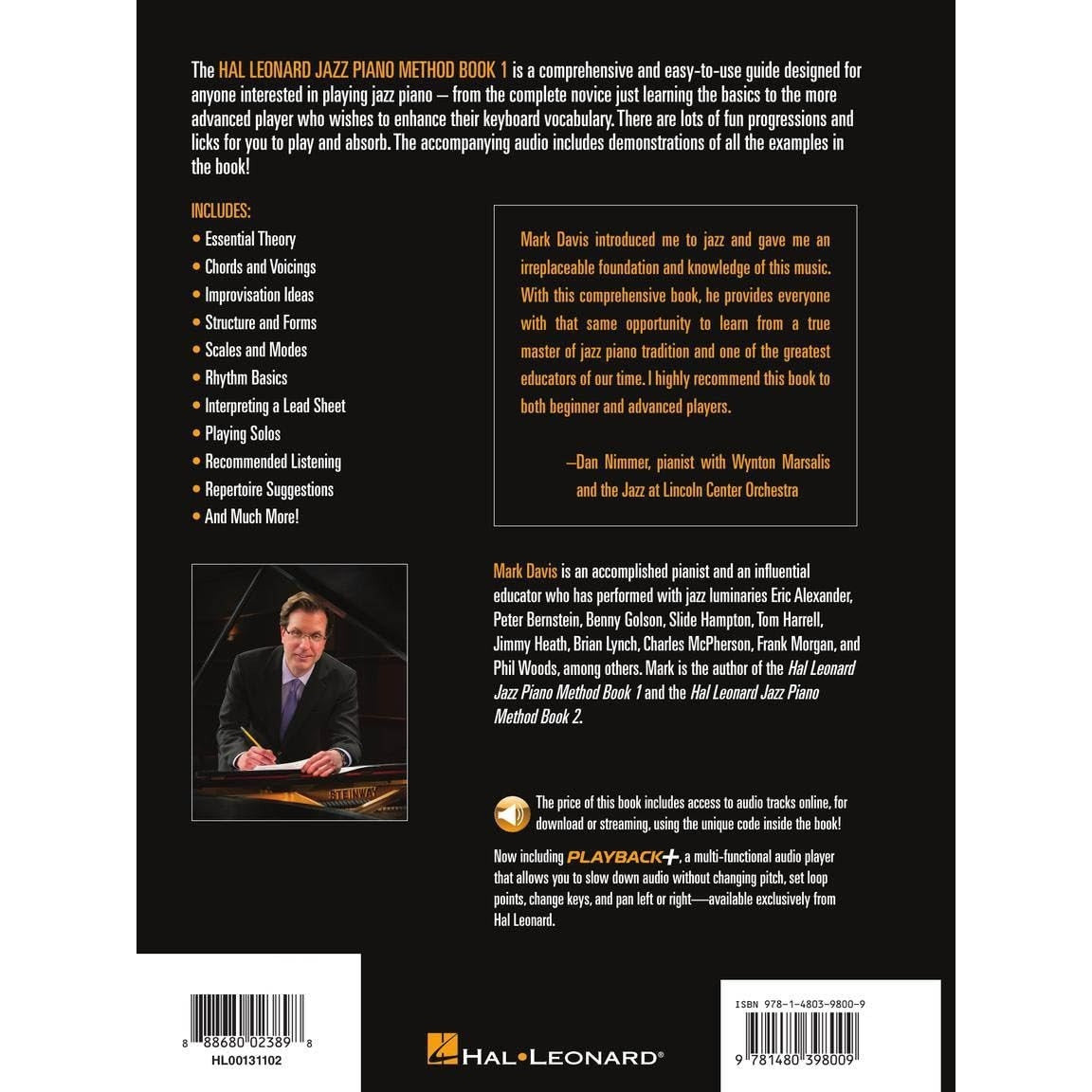 Hal Leonard Jazz Piano Method Book 1 Step-By-Step Jazz Lessons for Beginners Learn Chords Improvisation and Swing with Online Audio Essential Jazz Pia