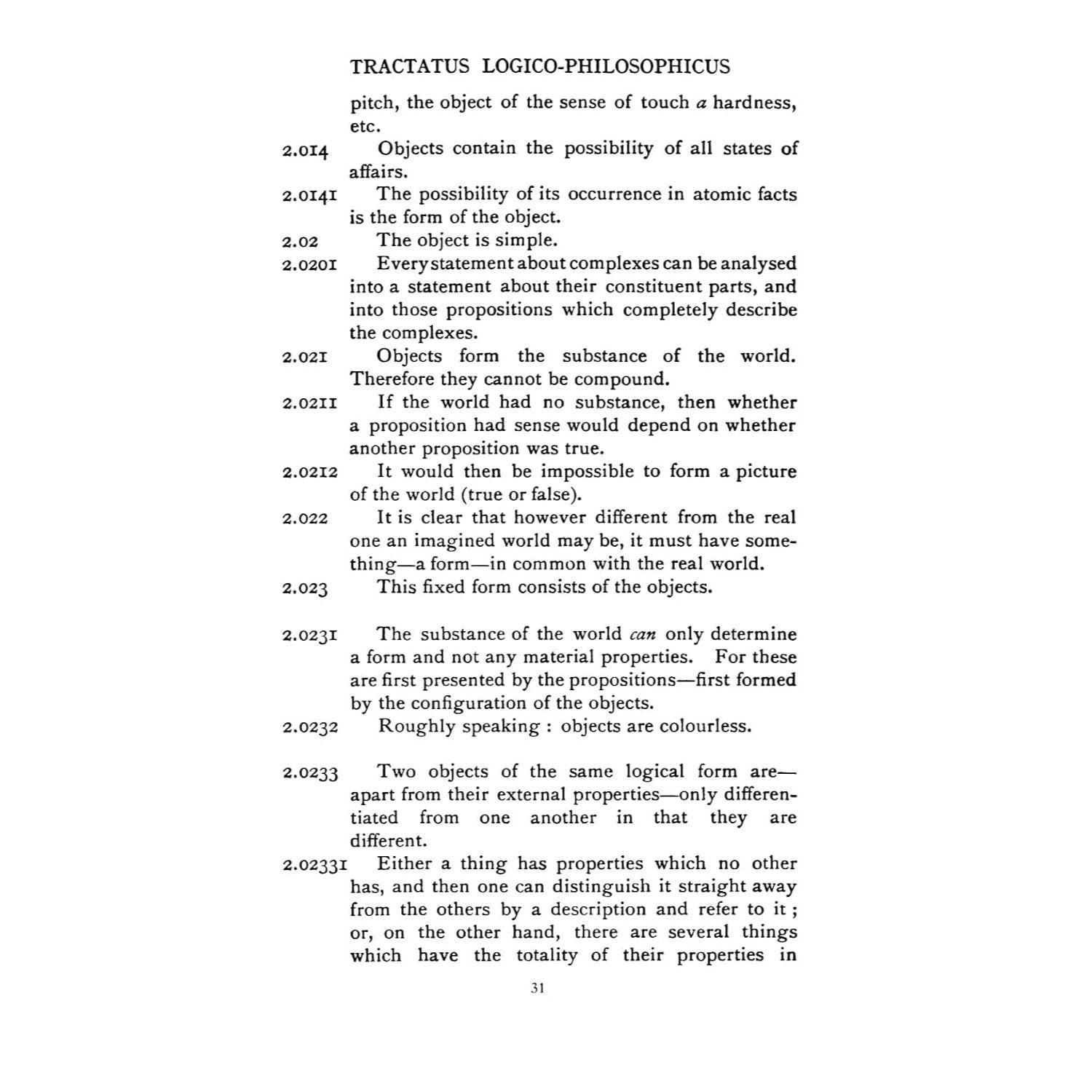 Tractatus Logico-Philosophicus