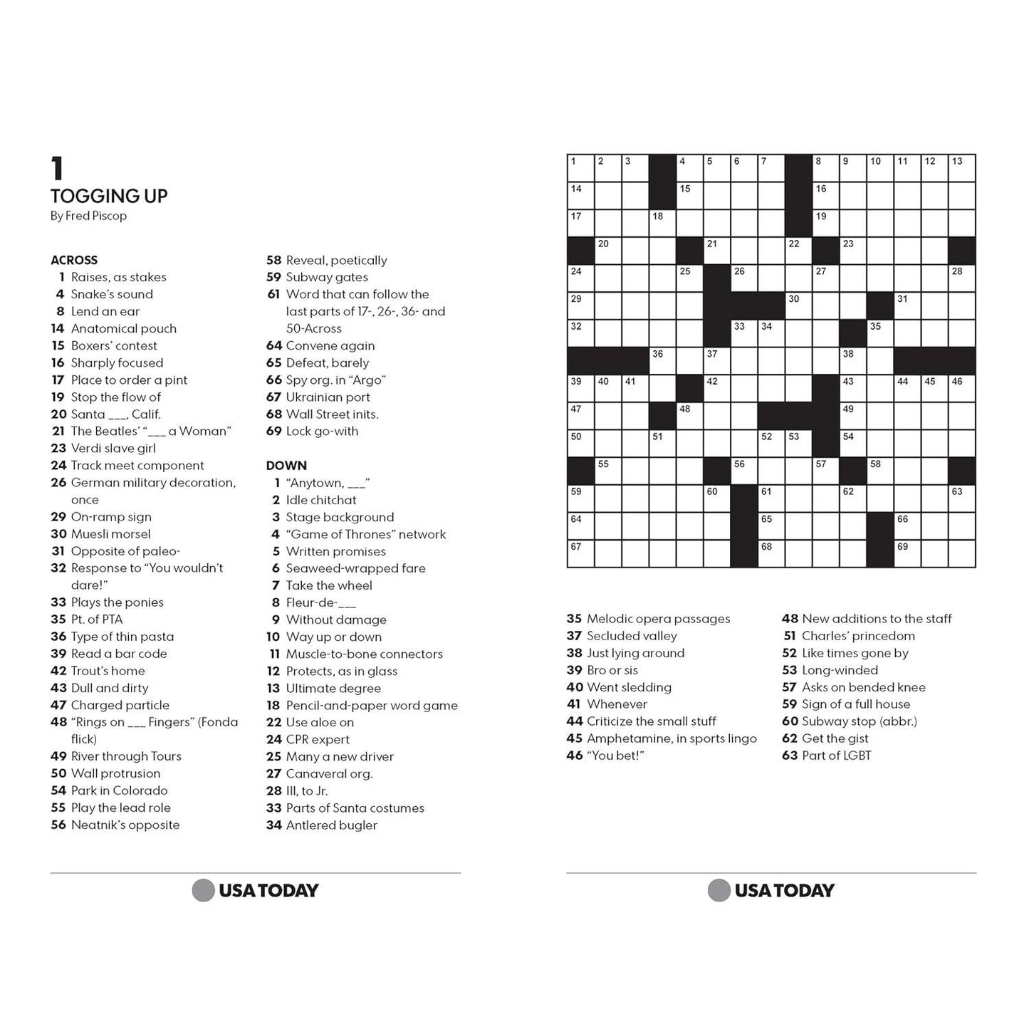 USA Today Crossword Super Challenge: 200 Puzzles