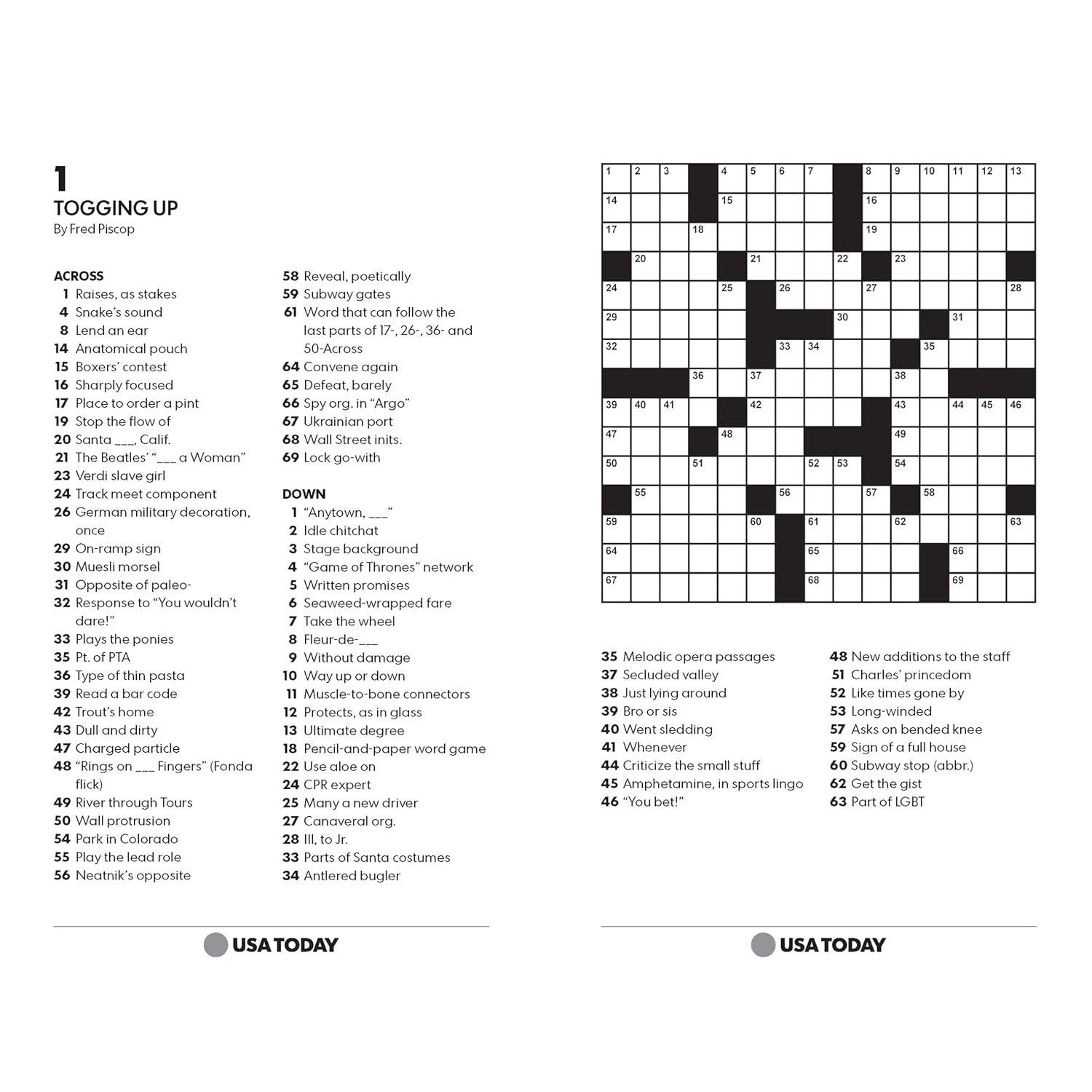 USA Today Crossword Super Challenge: 200 Puzzles
