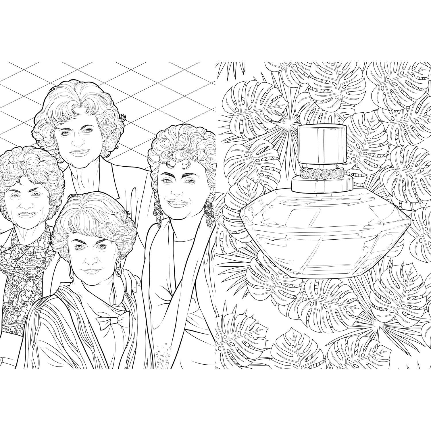 Art of Coloring: Golden Girls (Art of Coloring)