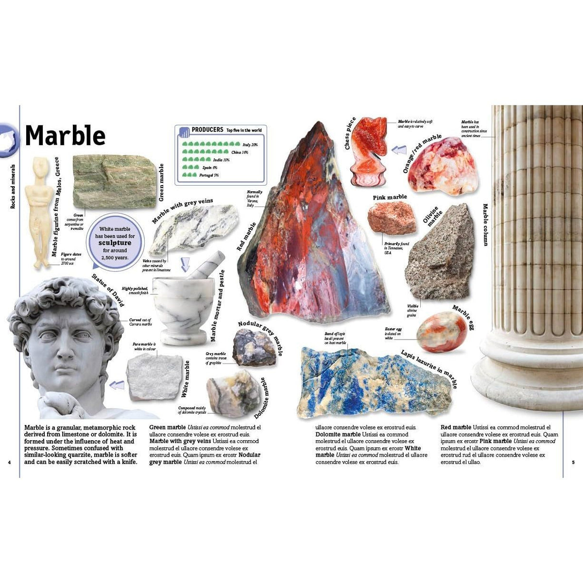 The Rock and Gem Book: And Other Treasures of the Natural World (DK Our World in Pictures) (Spiral Bound)
