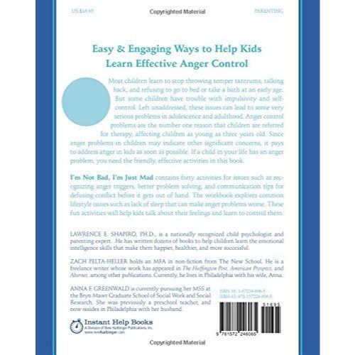 I'm Not Bad, I'm Just Mad: A Workbook to Help Kids Control Their Anger (Workbook)