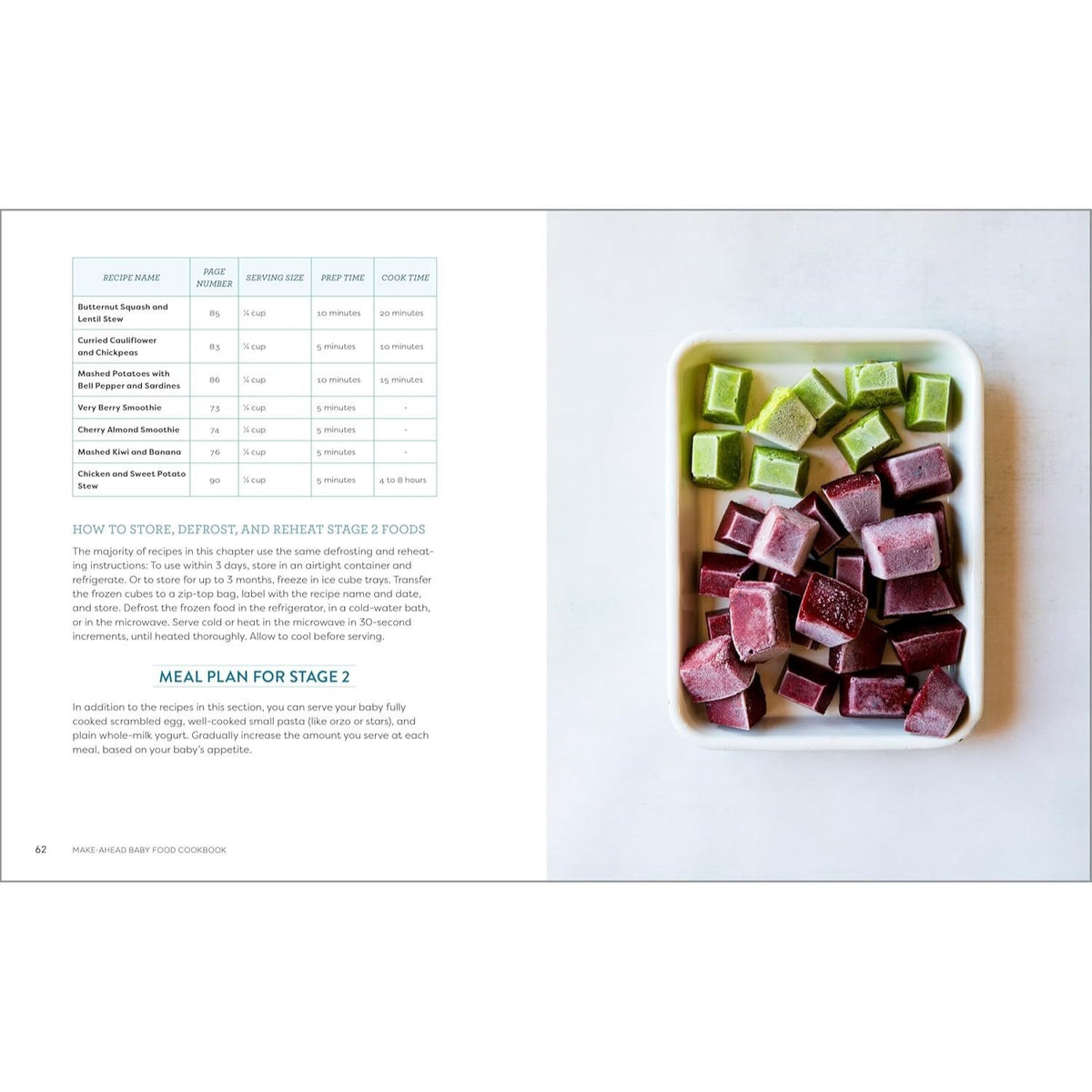 Make-Ahead Baby Food Cookbook: Meal Plans and Recipes for Every Stage (Spiral Bound)