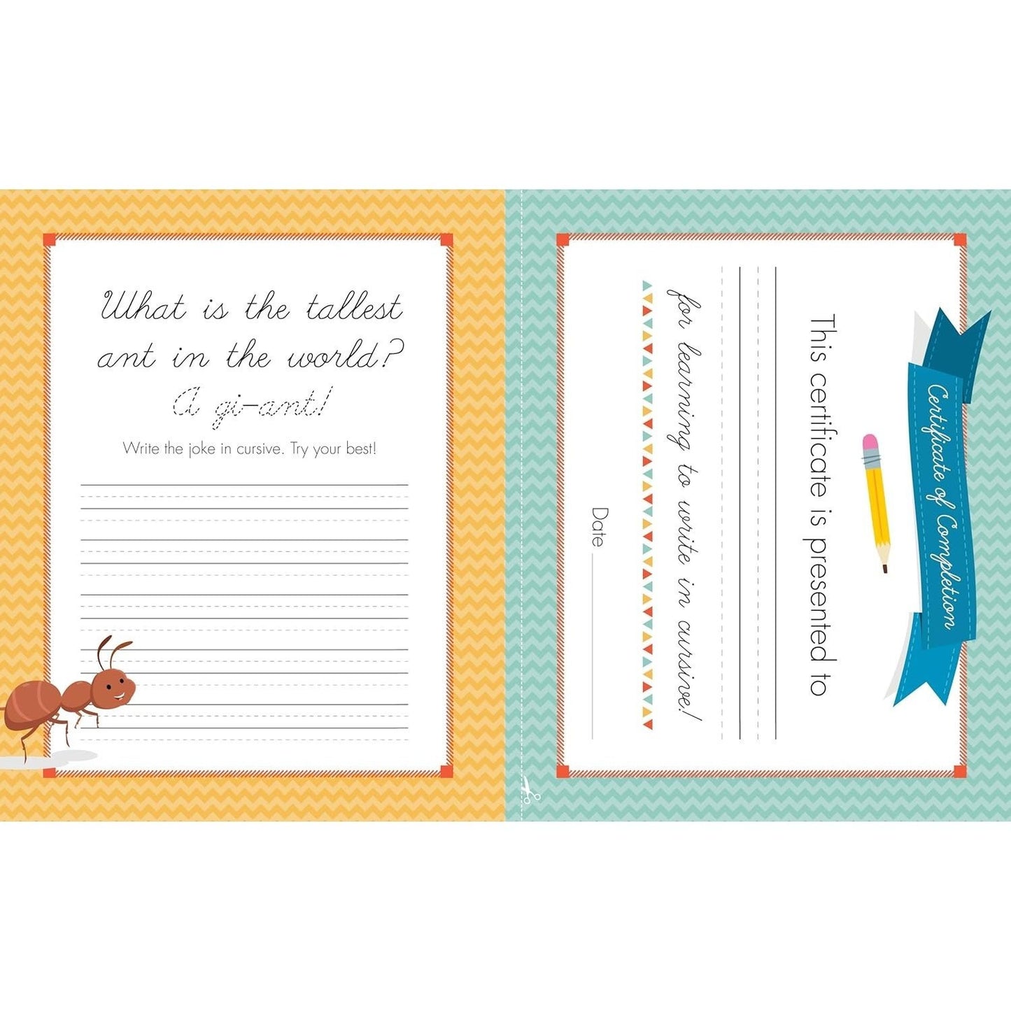 The Complete Cursive Handwriting Workbook for Kids: Laugh, Learn, and Practice the Alphabet with Silly Jokes (Spiral Bound)