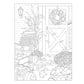 Creative Haven Gorgeous Gardens Coloring Book