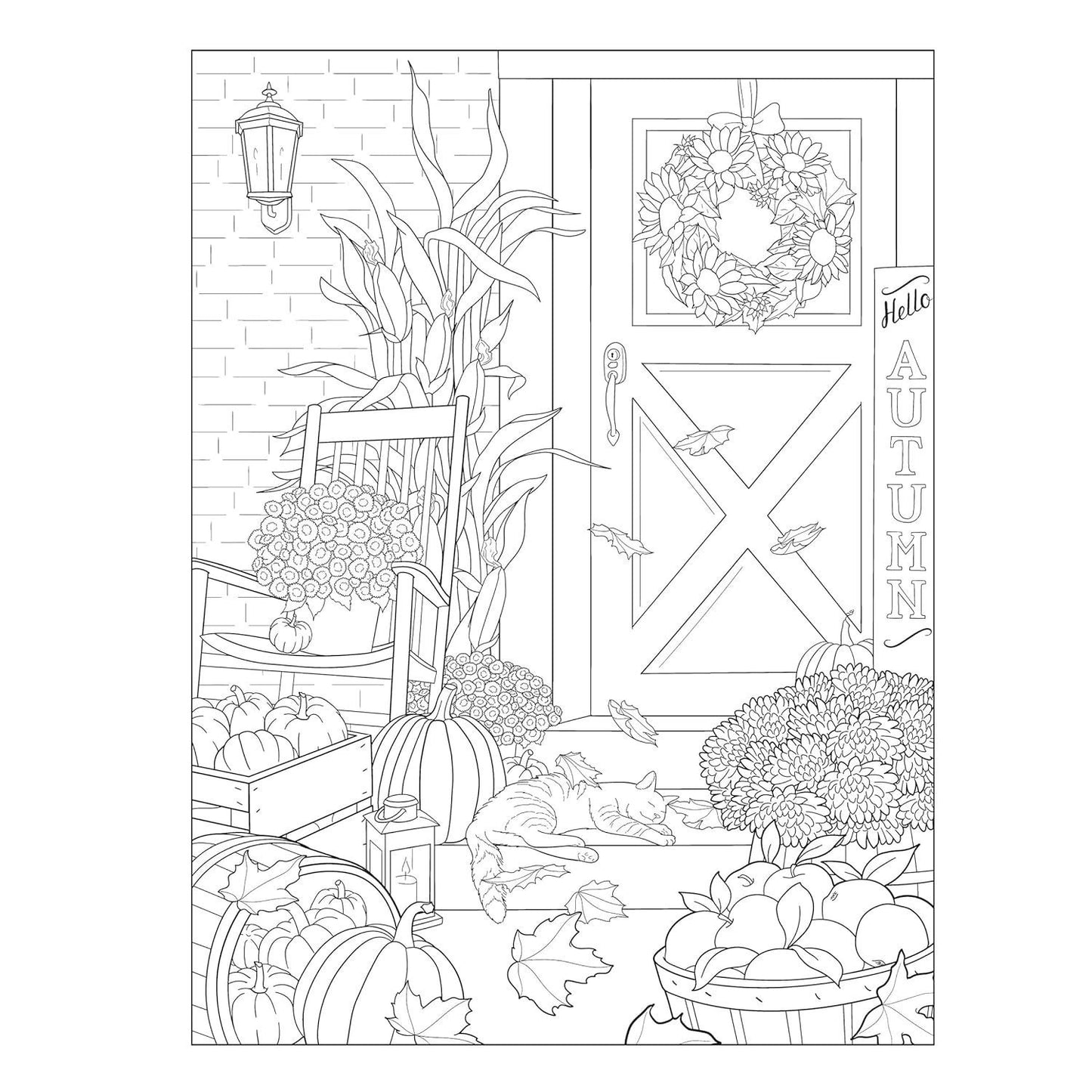 Creative Haven Gorgeous Gardens Coloring Book
