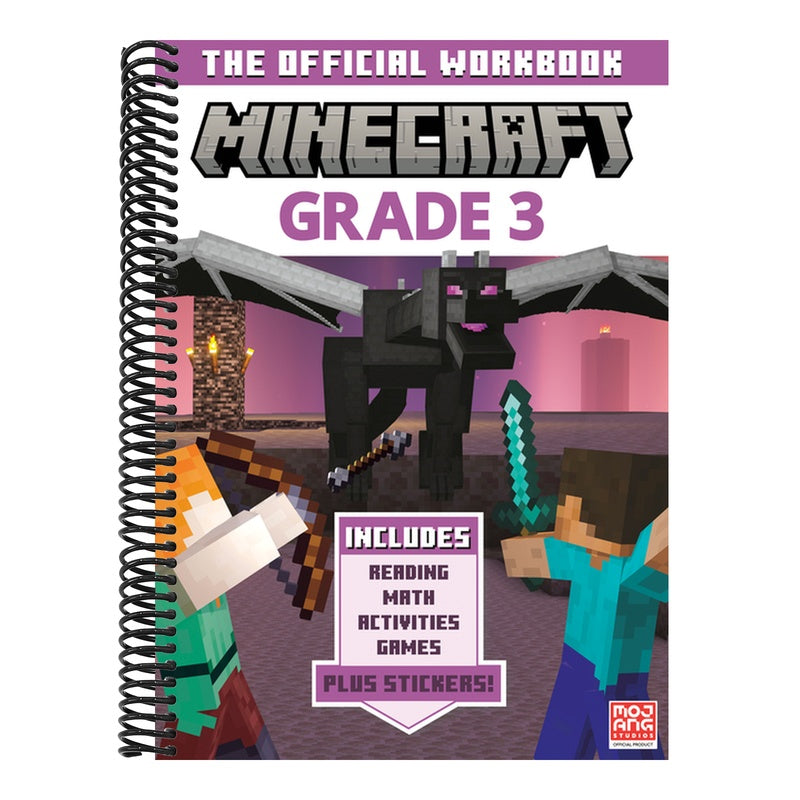 Official Minecraft Workbook: Grade 3