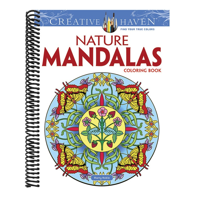 Creative Haven Nature Mandalas Coloring Book