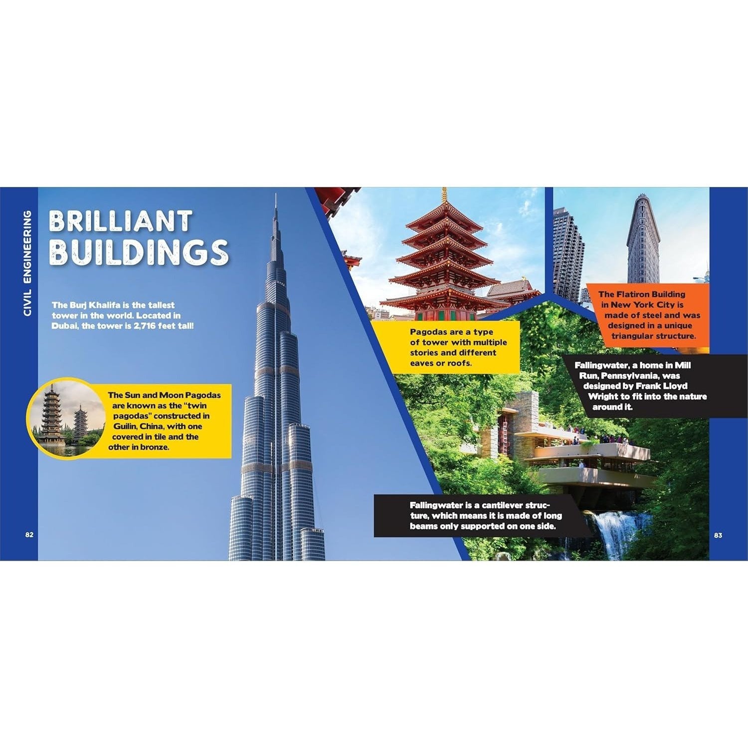 The Fascinating Engineering Book for Kids: 500 Dynamic Facts! (Fascinating Facts) (Spiral Bound)