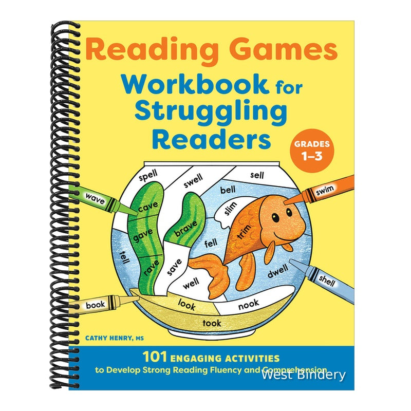 Reading Games Workbook for Struggling Readers: 101 Engaging Activities to Develop Strong Reading Fluency and Comprehension