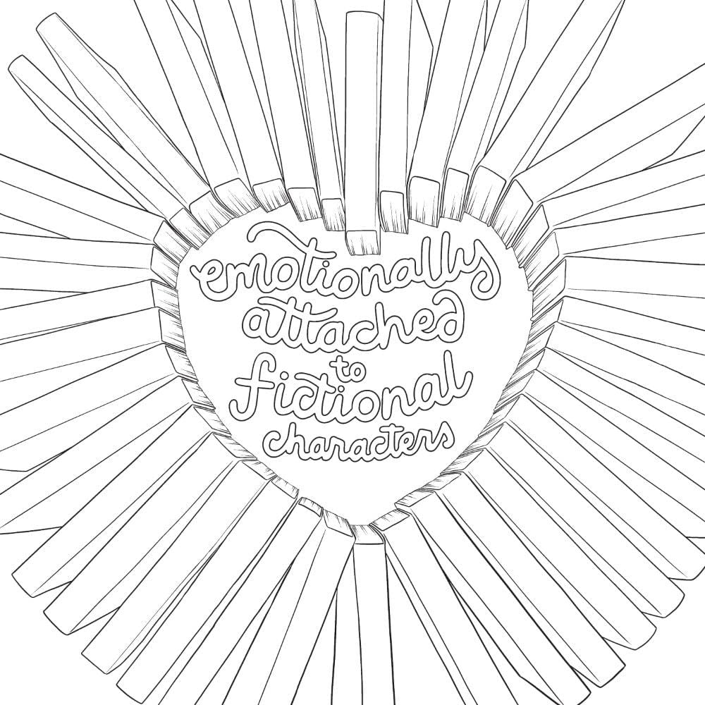 Bookish: The Coloring Book (Art & Ephemera for Bookworms & Bibliophiles)