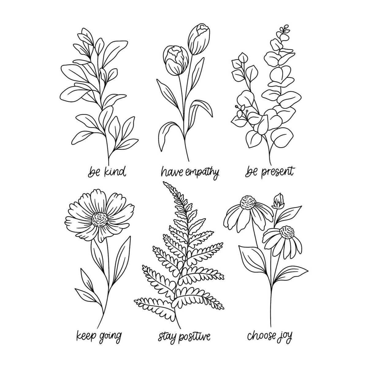 On the Bright Side Coloring Book: Floral Patterns to Help You Relax, Unwind, and Focus on the Good