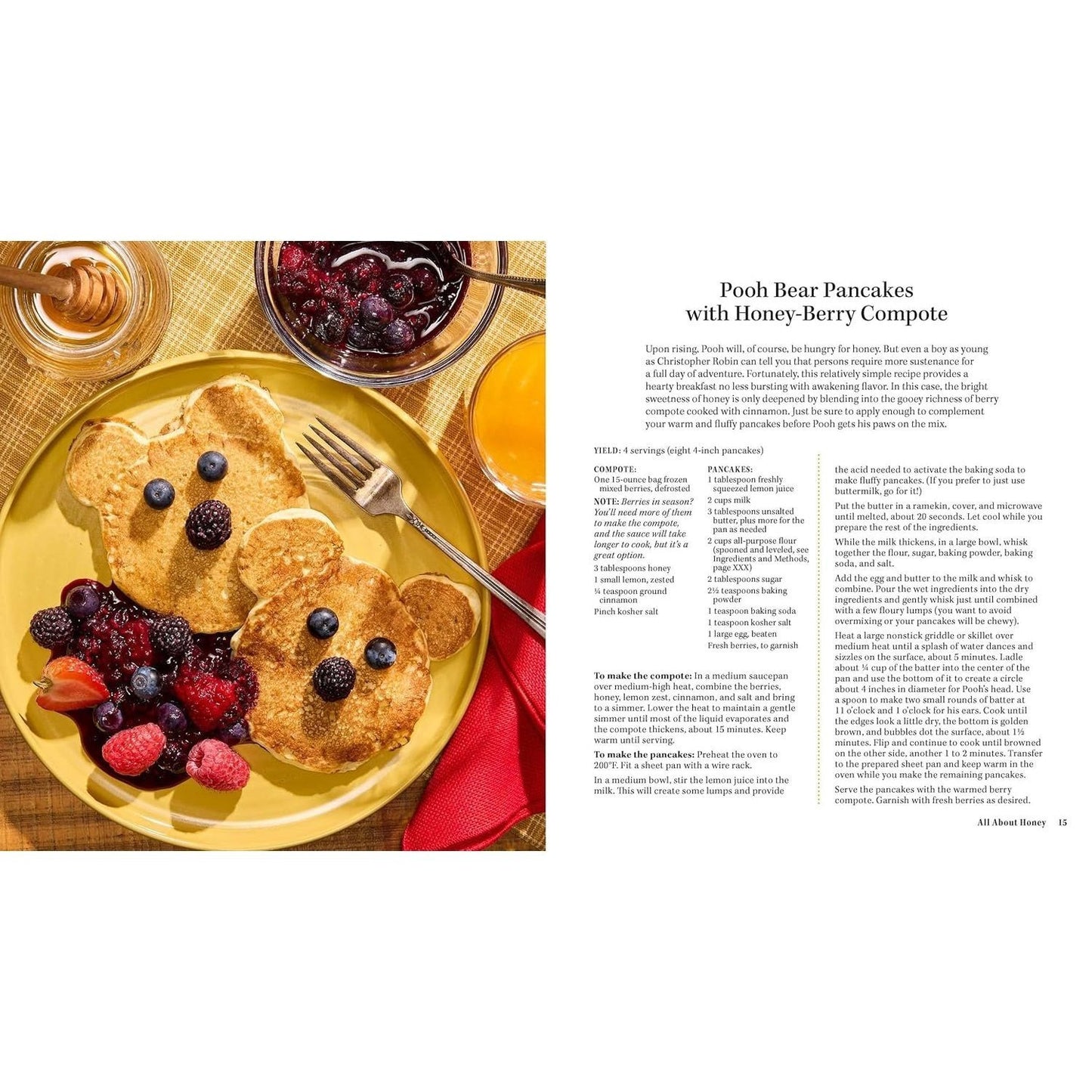 Disney: Winnie the Pooh: The Hundred-Acre Wood Cookbook: Family-Friendly Recipes Featuring Eeyore, Kanga, Roo, Tigger, Rabbit, Piglet, Owl, and Most o