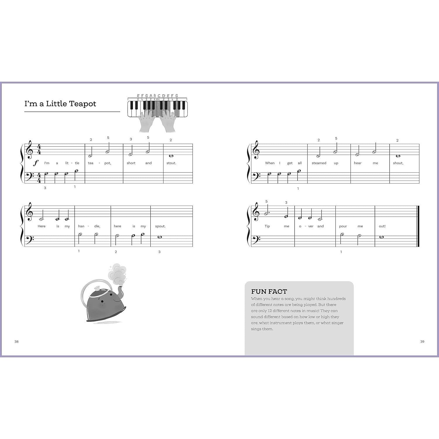 My First Piano Sheet Music: Easy, Fun-To-Play Popular Songs for Kids (My First Piano Books) (Spiral Bound)