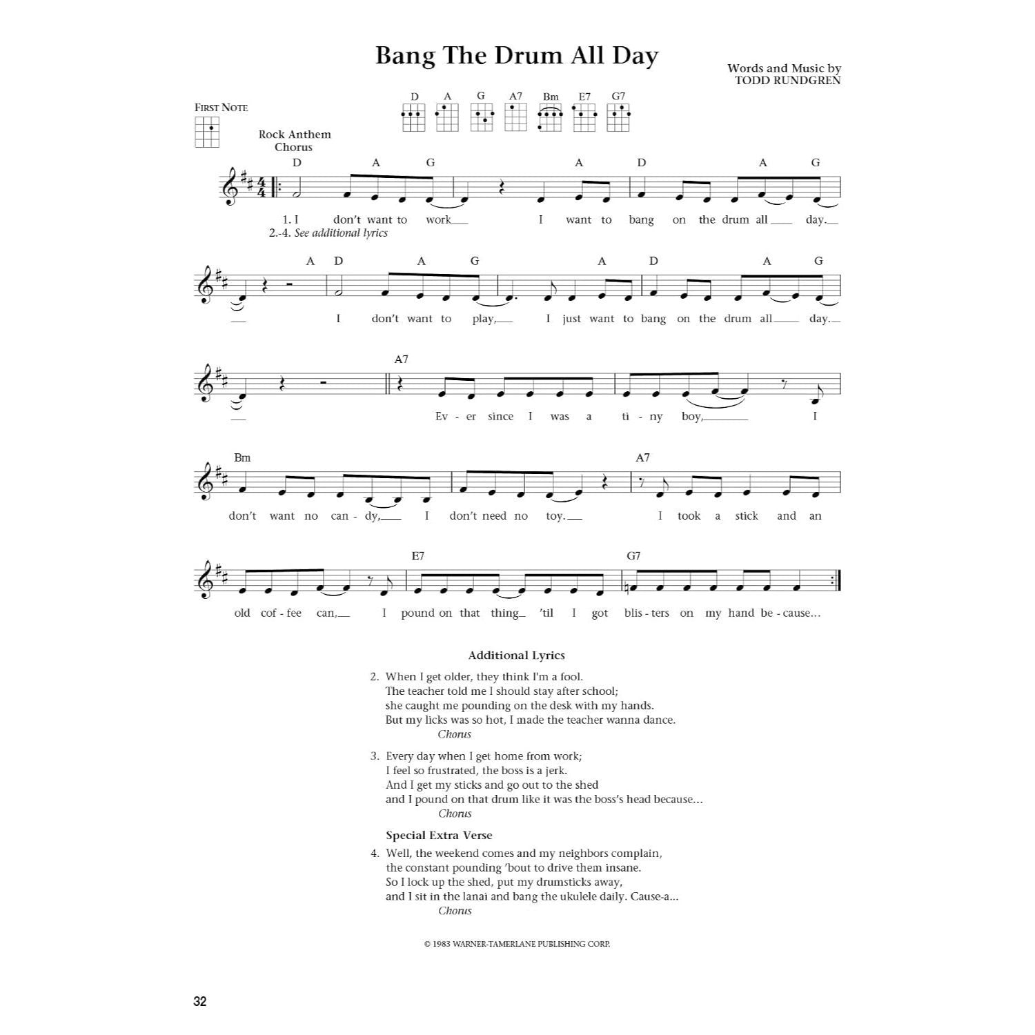 The Daily Ukulele - Leap Year Edition 366 Songs for All Skill Levels Ukulele Songbook with Chords and Lyrics Easy Ukulele Arrangements for Beginners and I