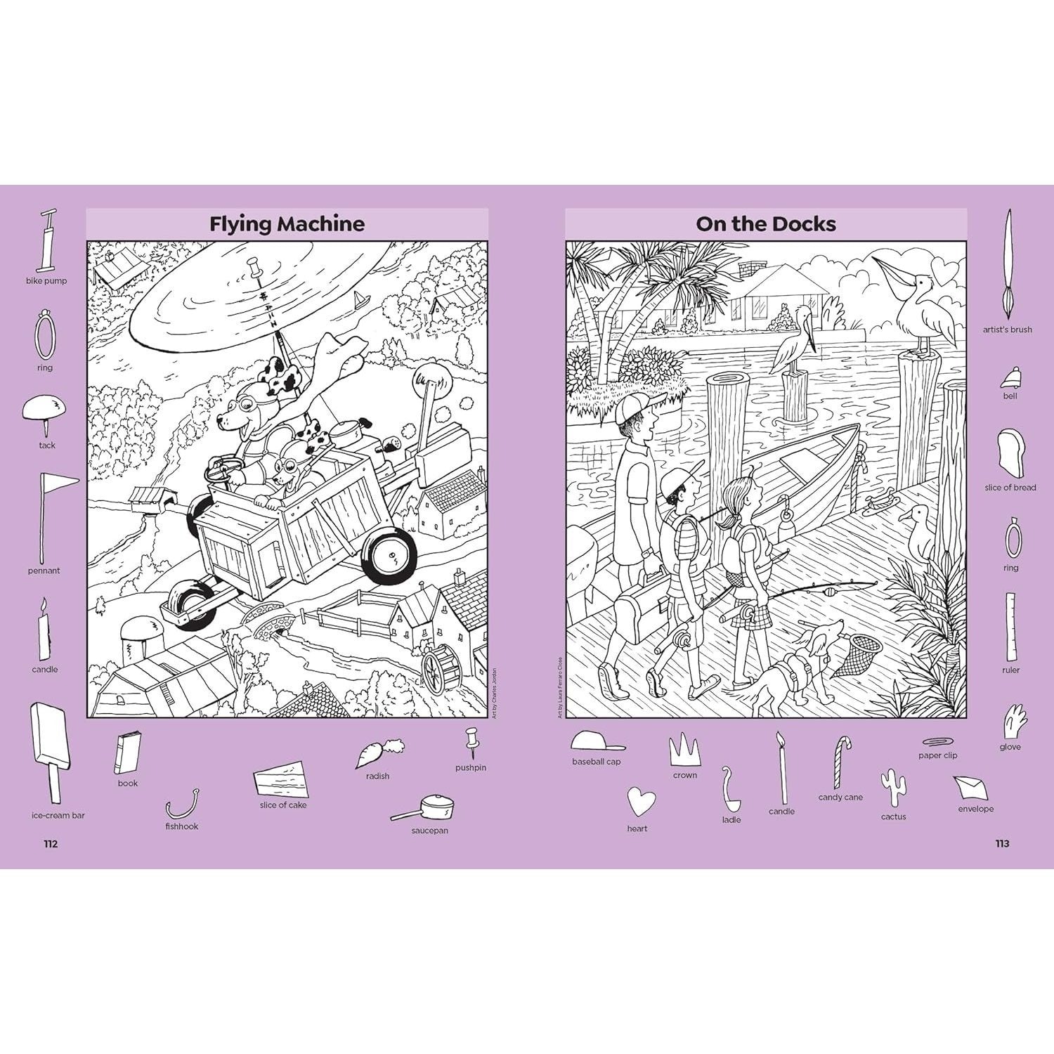 Travel Puzzles: Kids Travel Activity Book with Over 100 Hidden Picture Puzzles, Highlights Travel Games for Ages 6-12, Great Travel Gift for Road Trip