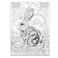 Creative Haven Boho Bunnies Coloring Book