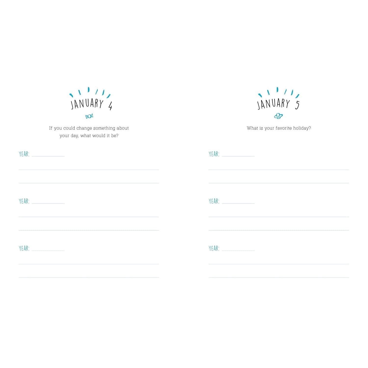 One Question a Day for Kids (Large Format): A 3-Year Journal: Create Your Own Personal Time Capsule
