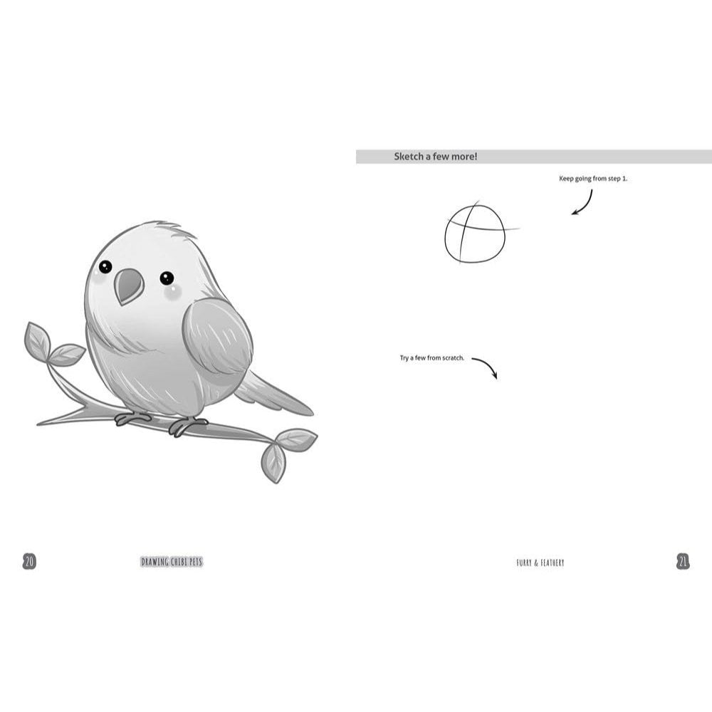 Drawing Chibi Pets: Learn to Draw Kawaii Companions, from Dogs, Cats, and Hamsters to Lizards and Fish! (How to Draw Books)