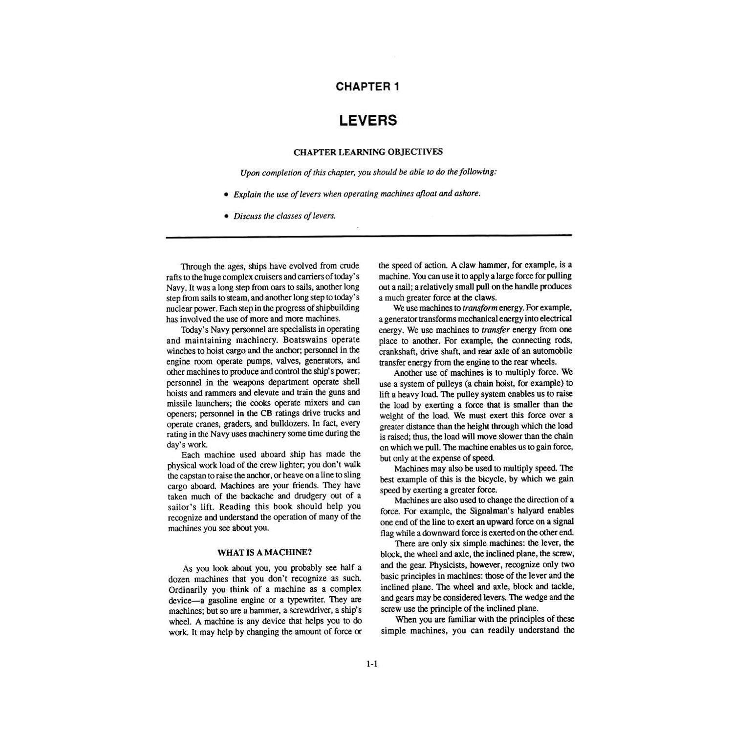 Basic Machines and How They Work (Revised)