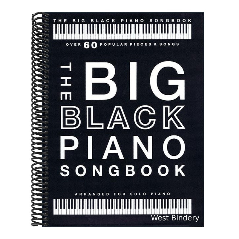 The Big Black Piano Songbook: Over 60 Popular Pieces & Songs