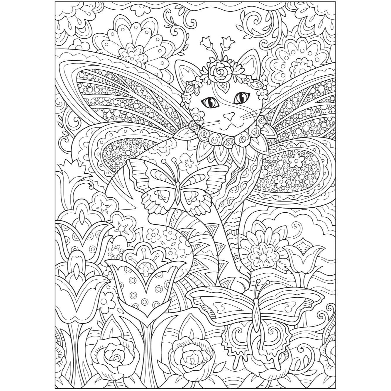 Creative Haven Enchanted Coloring Book