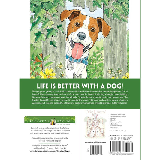 Creative Haven the Dog Lovers' Coloring Book