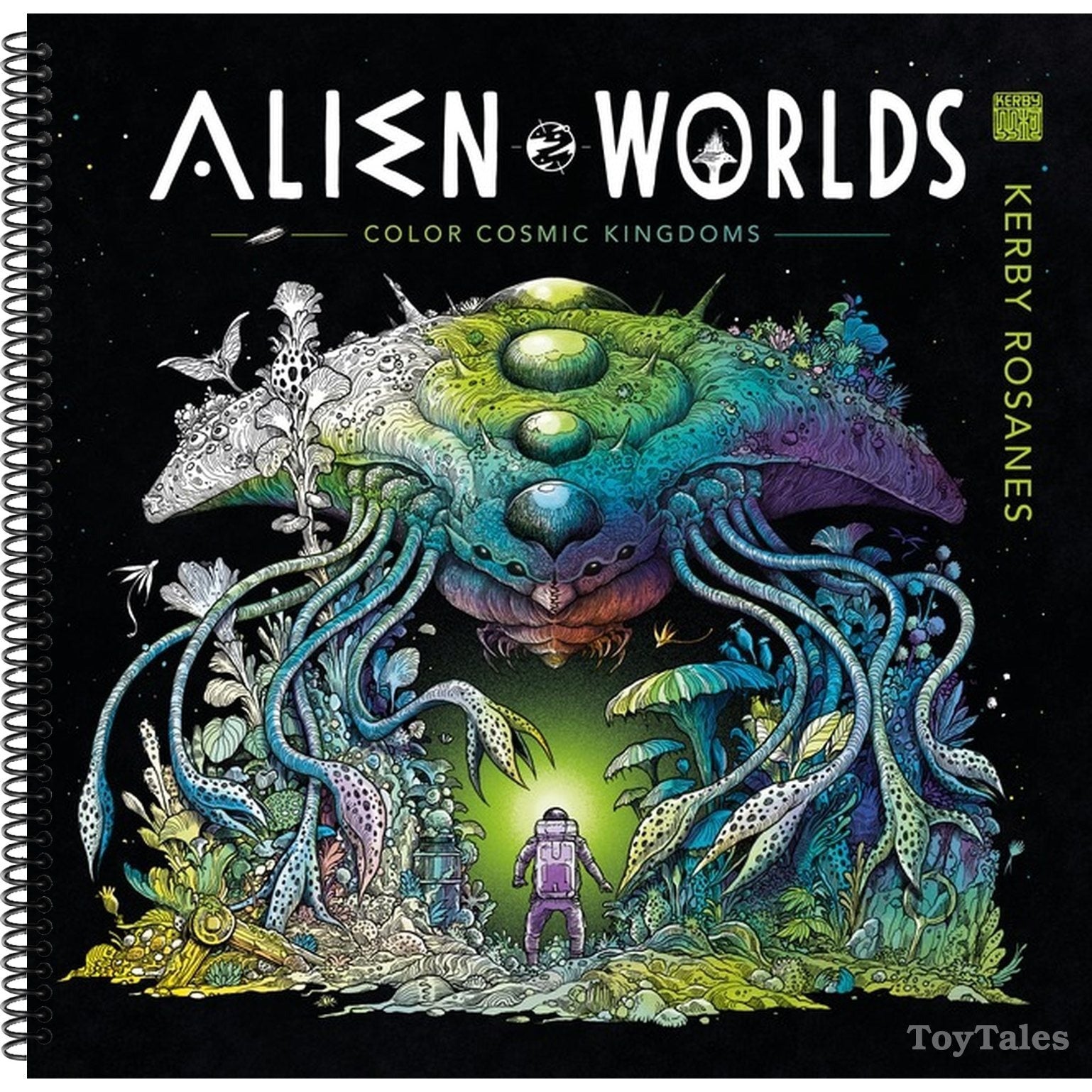 Alien Worlds: Color Cosmic Kingdoms (Spiral Bound)