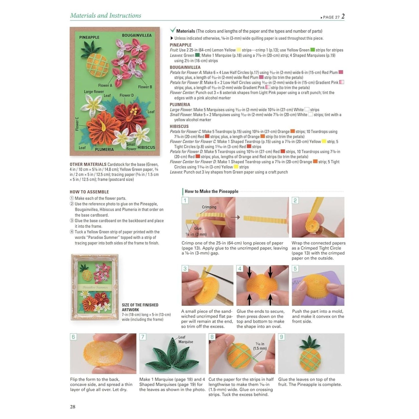 Paper Quilling for Beginners: A Complete All-In-One Guide to Creating Paper Flowers, Plants, Vegetables and Other Decorative Items!