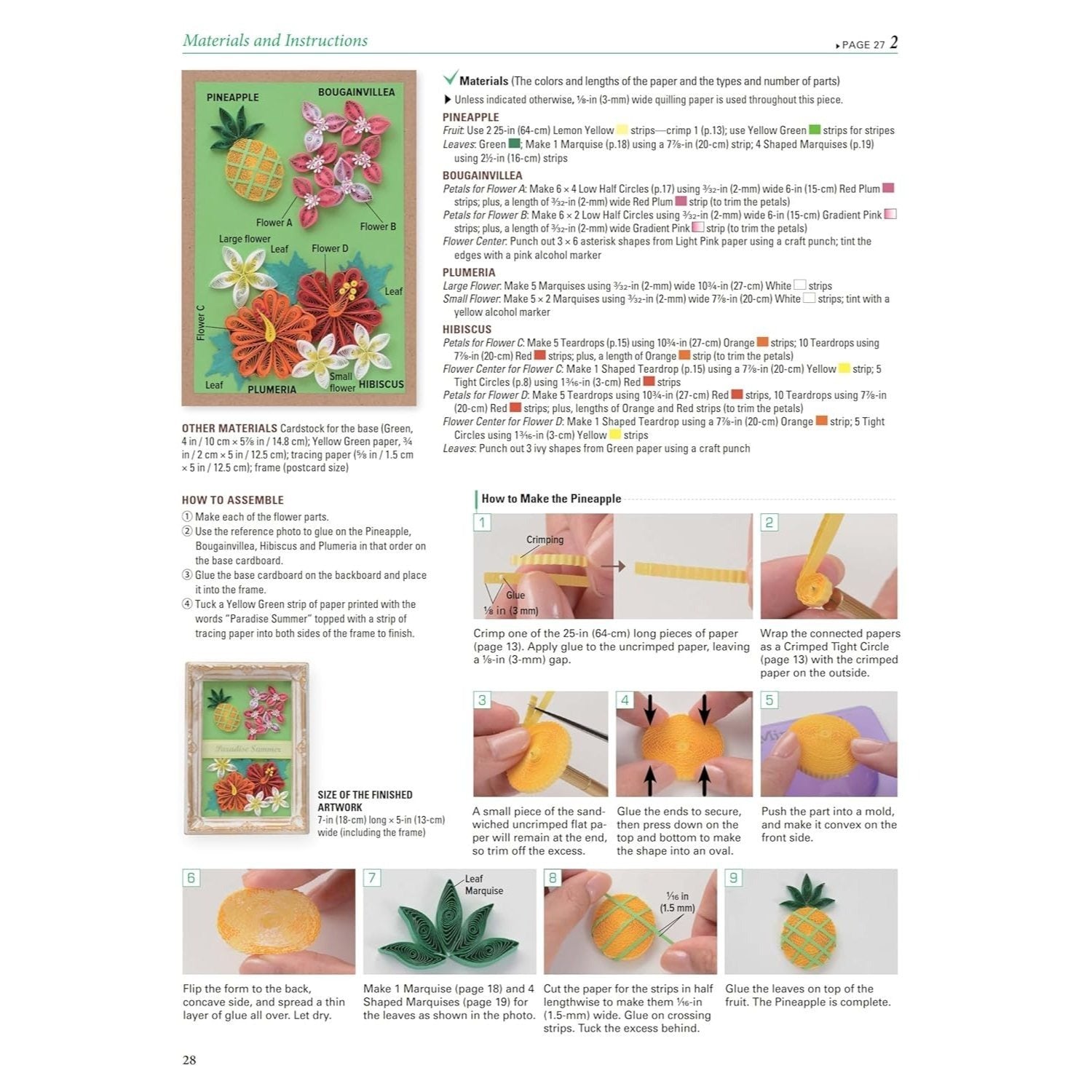 Paper Quilling for Beginners: A Complete All-In-One Guide to Creating Paper Flowers, Plants, Vegetables and Other Decorative Items!