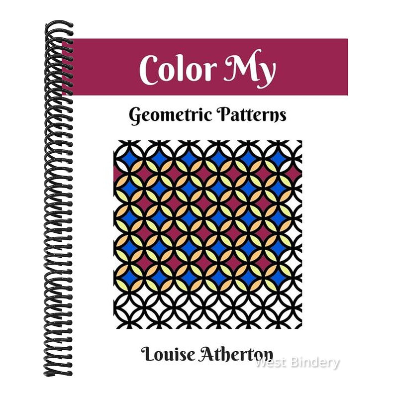 Color My Geometric Patterns 1: Adult Coloring
