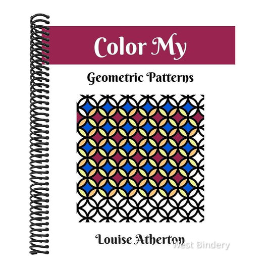 Color My Geometric Patterns 1: Adult Coloring