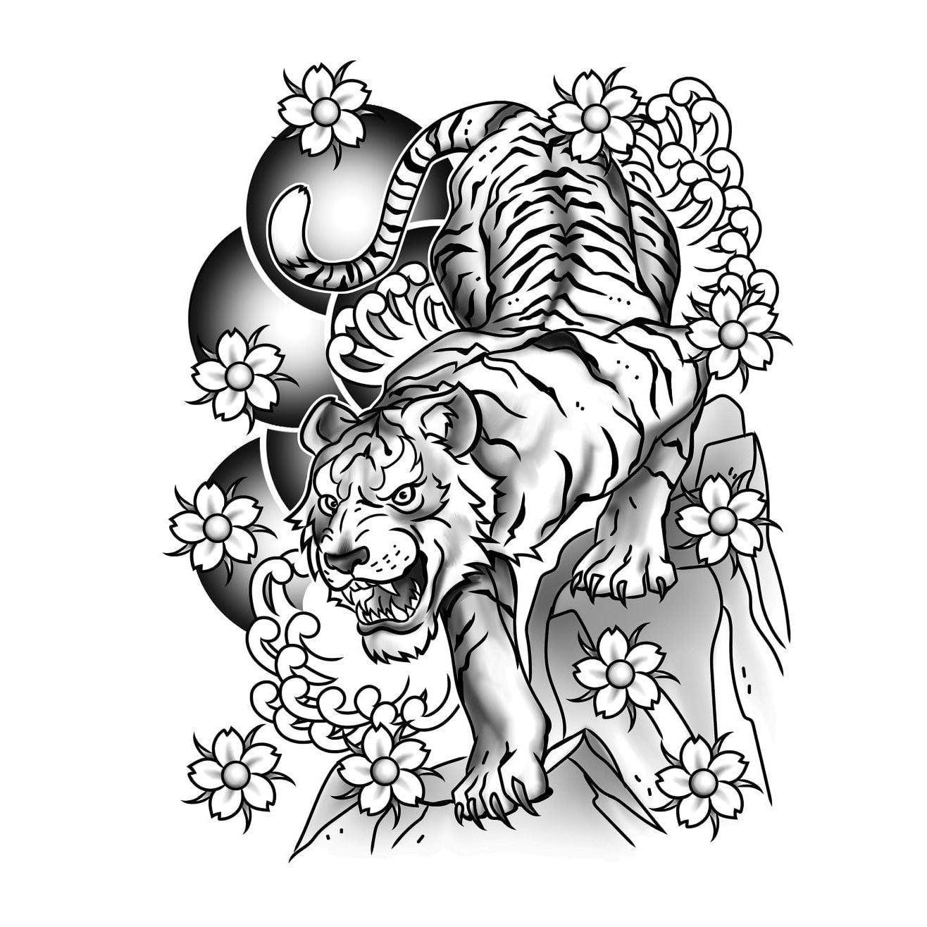Creative Haven Tattoo Inspirations Coloring Book