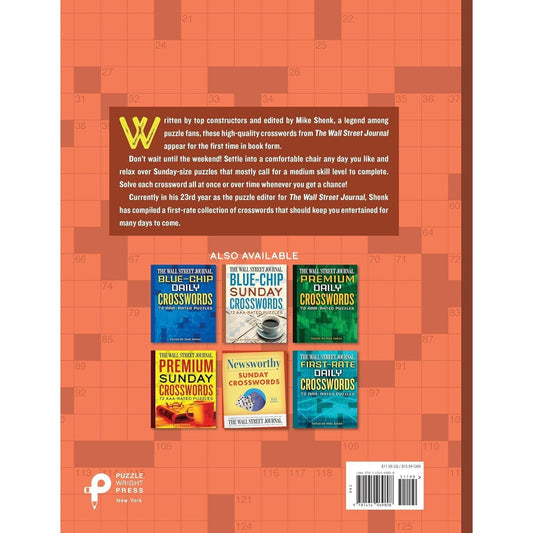 The Wall Street Journal First-Rate Sunday Crosswords: 72 Aaa-Rated Puzzles