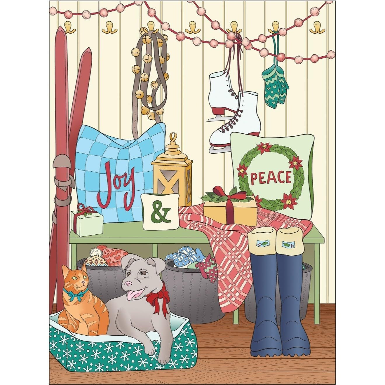 Creative Haven Cozy Christmas Coloring Book