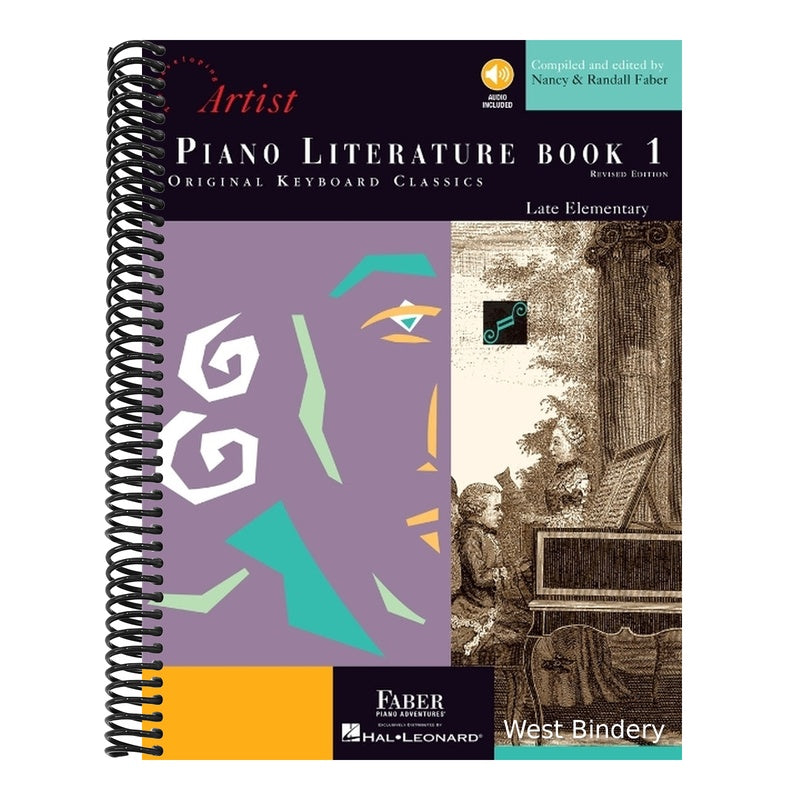 Piano Literature - Book 1 Developing Artist Original Keyboard Classics Book/Online Audio