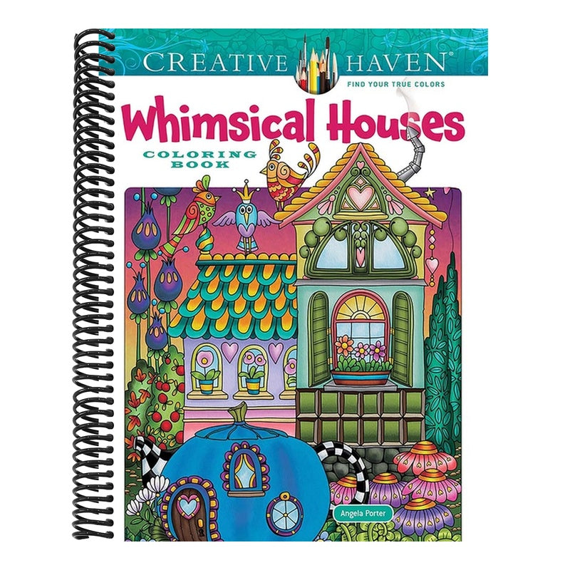 Creative Haven Whimsical Houses Coloring Book