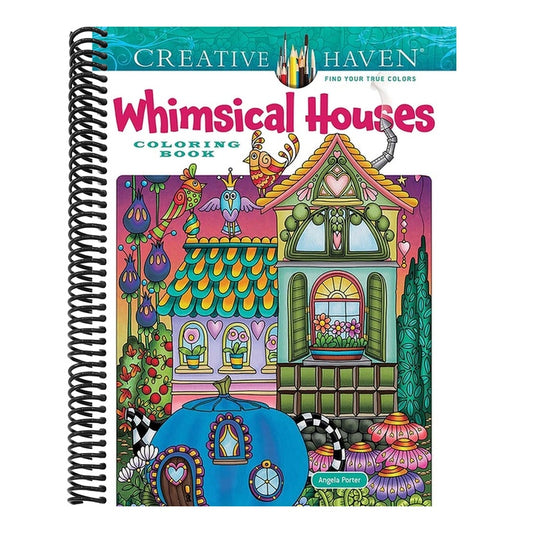 Creative Haven Whimsical Houses Coloring Book