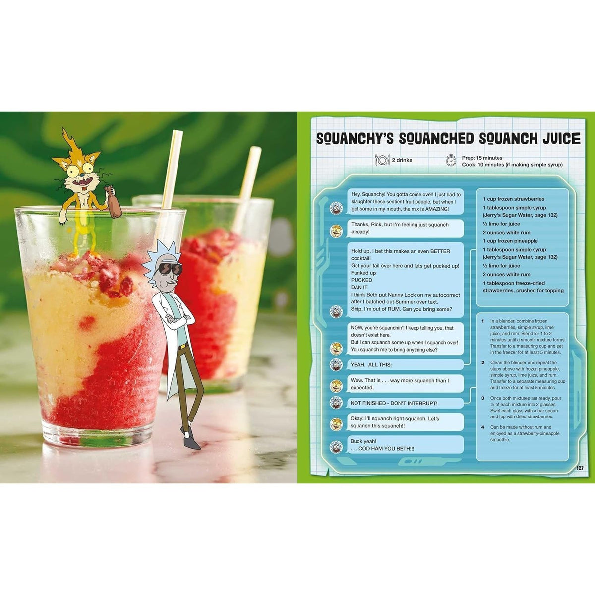 Rick and Morty: The Official Cookbook: (Rick & Morty Season 5, Rick and Morty Gifts, Rick and Morty Pickle Rick)