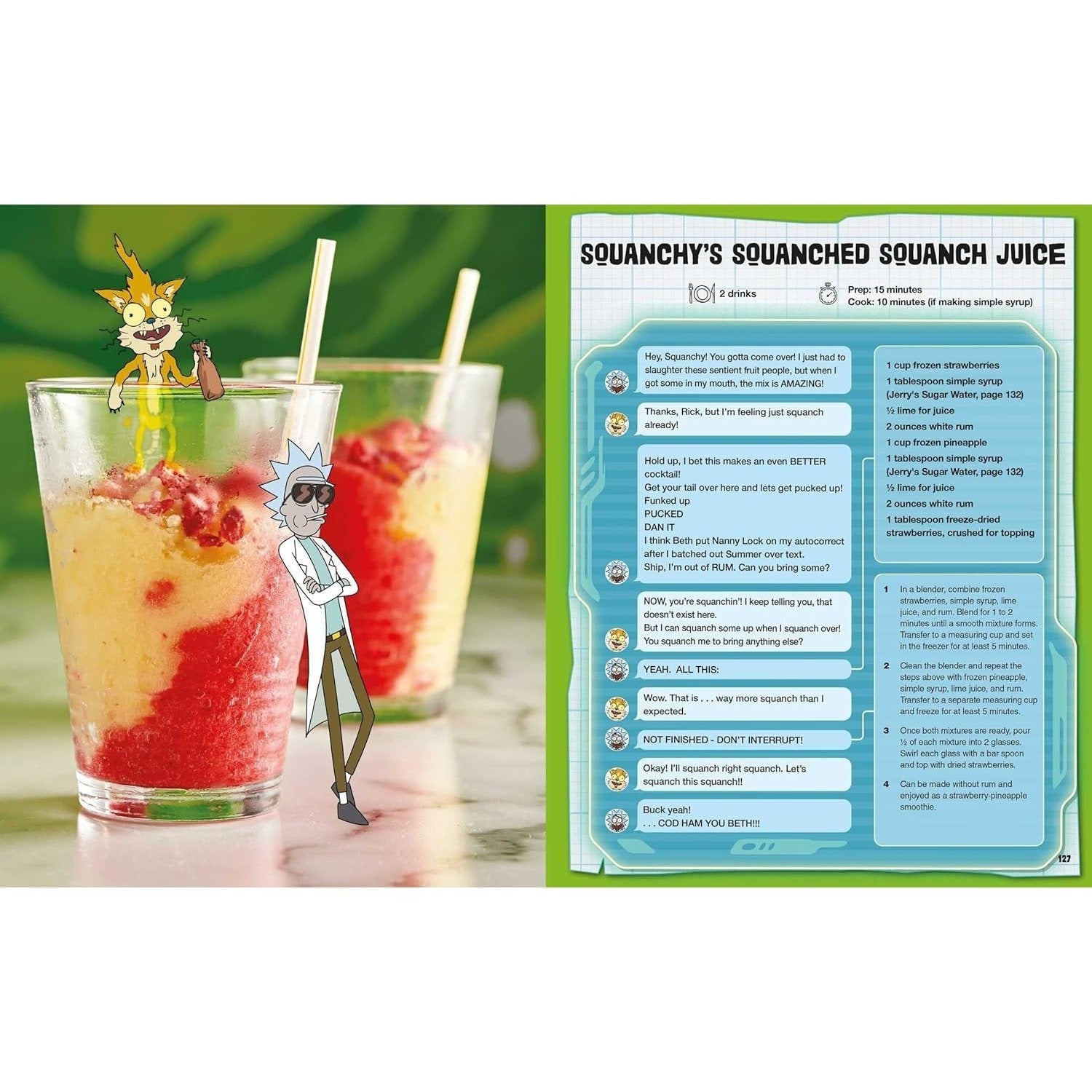 Rick and Morty: The Official Cookbook: (Rick & Morty Season 5, Rick and Morty Gifts, Rick and Morty Pickle Rick)
