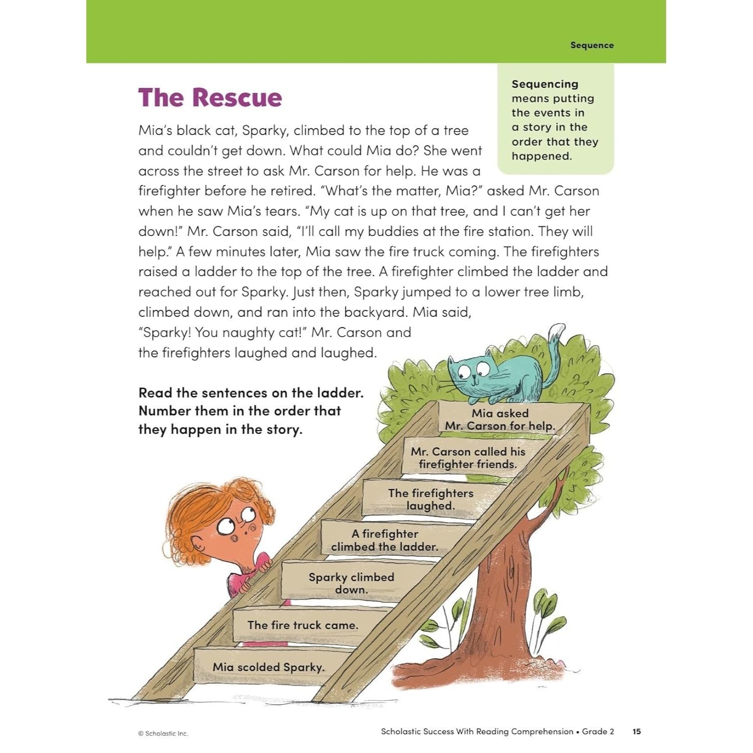Scholastic Success with Reading Comprehension Grade 2 Workbook