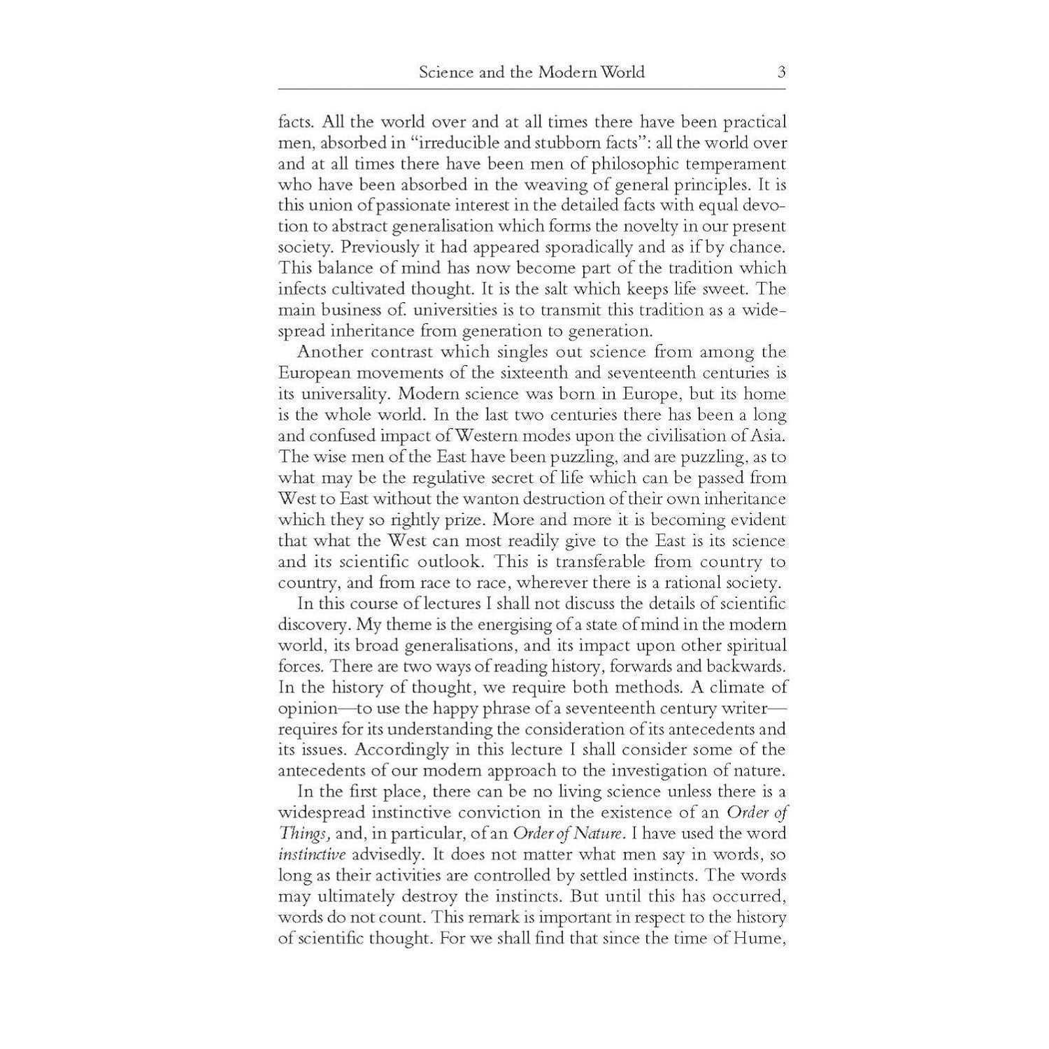 Science and the Modern World: Lowell Lectures, 1925