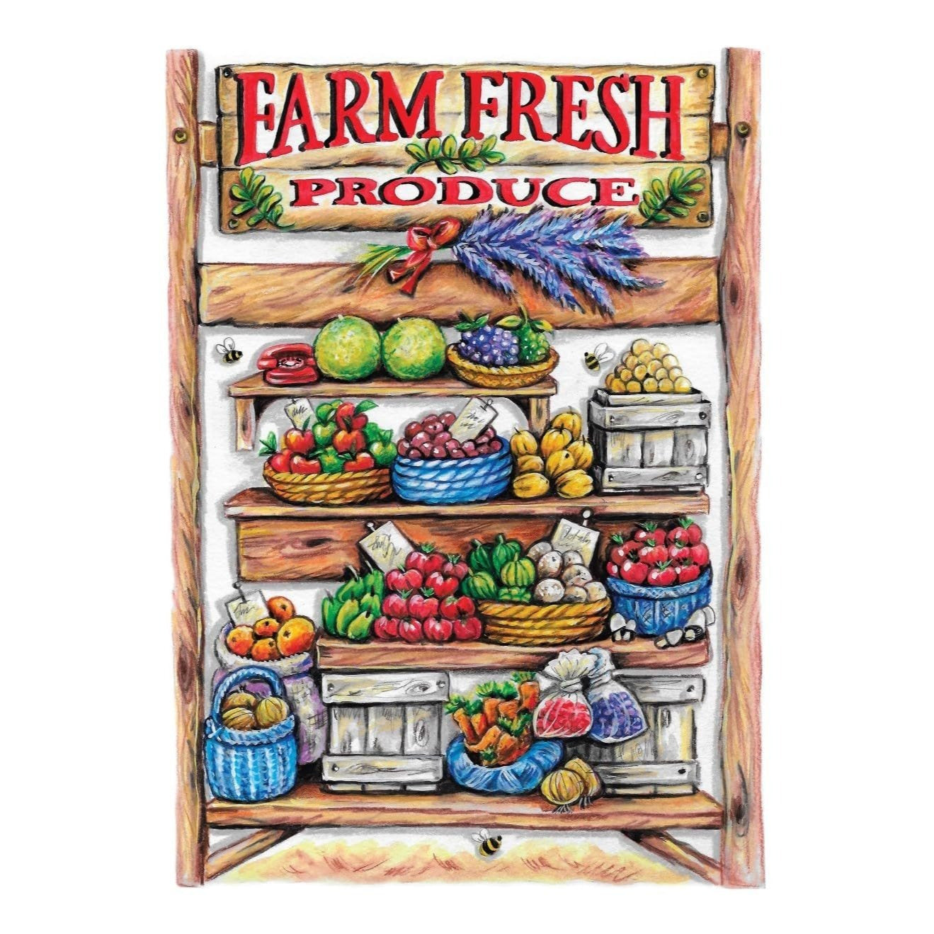 Creative Haven Country Charm Coloring Book