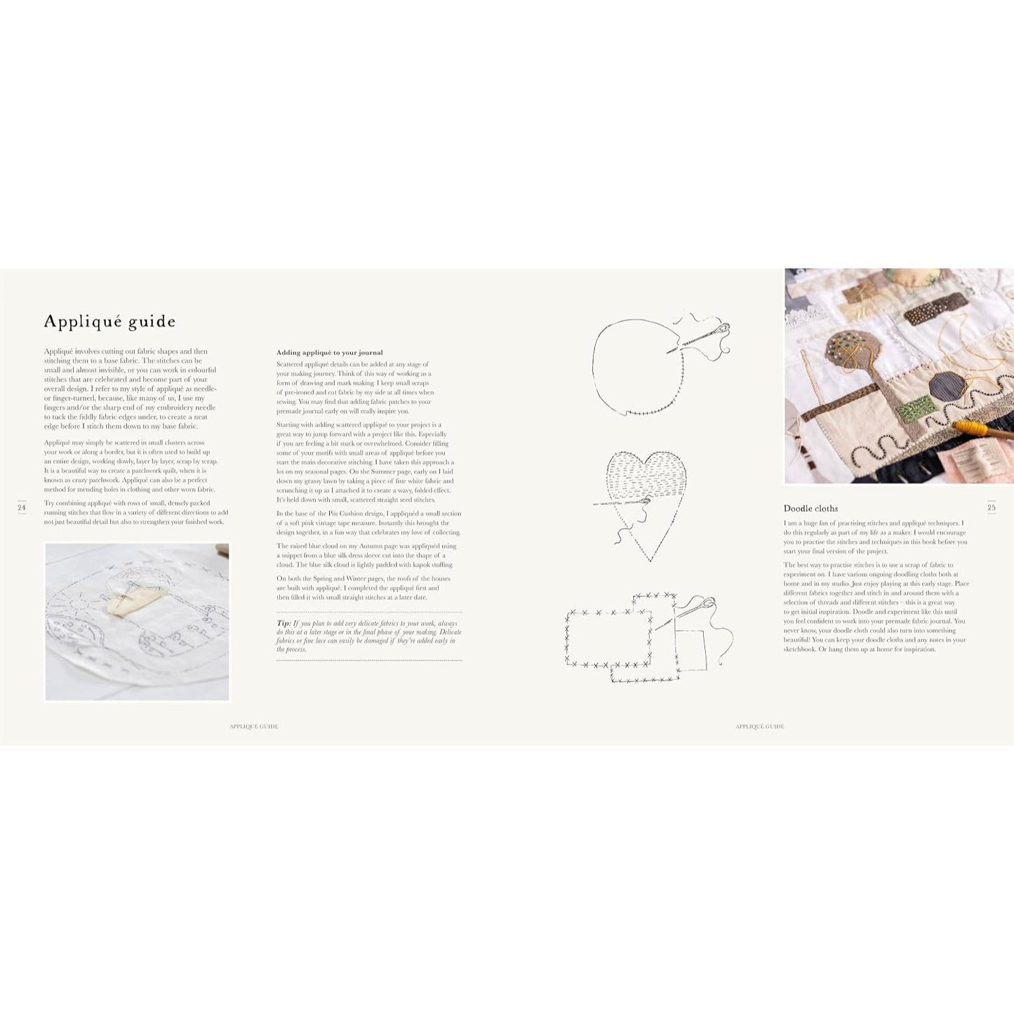 Journal with Thread: A Practical Guide to Sewing Seasonal Stories in Fabric & Thread with Iron-On Transfers