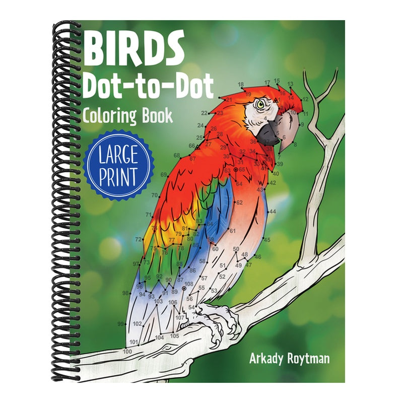 Birds Dot-To-Dot Coloring Book
