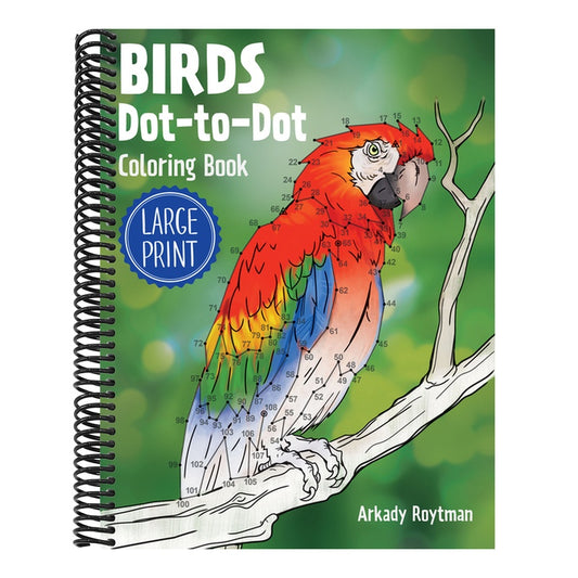 Birds Dot-To-Dot Coloring Book