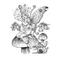 Creative Haven Tattoo Inspirations Coloring Book