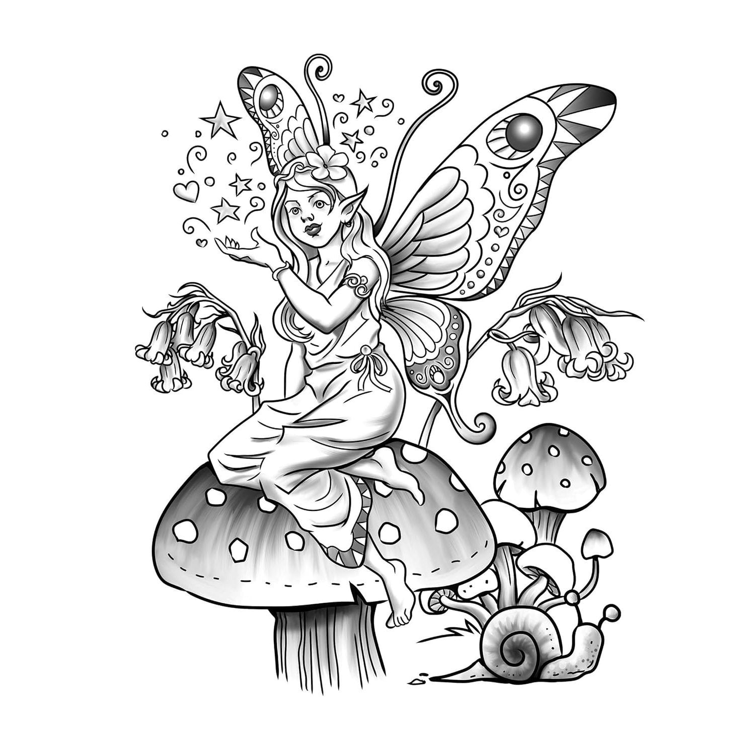 Creative Haven Tattoo Inspirations Coloring Book